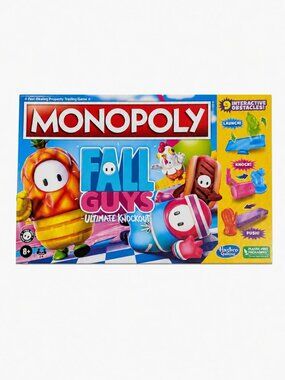 Monopoly Fall Guys Ultimate Knockout Board Game Hasbro Gaming 8+ 2-4 Players